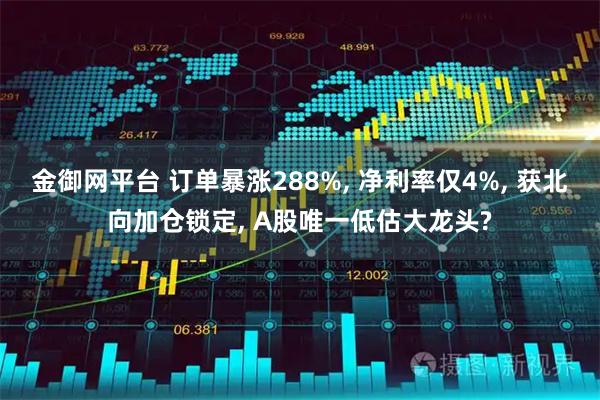 金御网平台 订单暴涨288%, 净利率仅4%, 获北向加仓锁定, A股唯一低估大龙头?